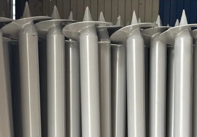 Винтовая свая для ворот