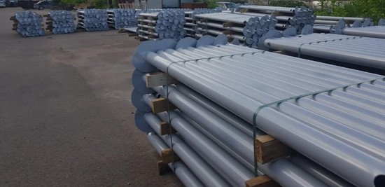 Винтовые сваи для модульного дома