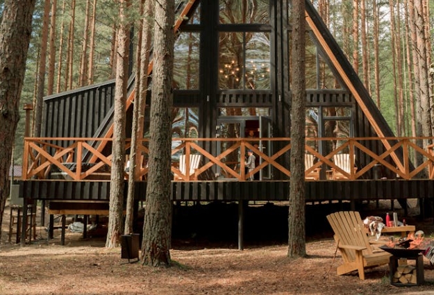 Винтовая свая для террасы