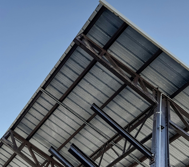 Профильная труба для навеса