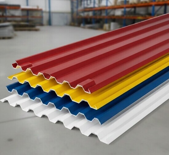 Окрашенный профнастил для кровли