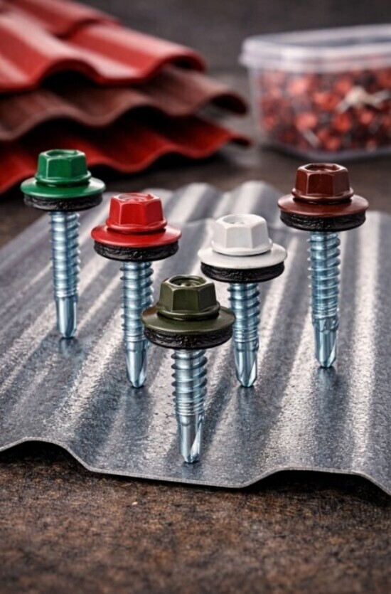 Саморезы кровельные по металлу и дереву