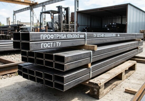 Профтруба 60х30 мм ТУ для опор